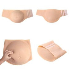 100 Silicone Fake Pregnancy Belly Realistic Pregnant Tummy for Crossdresser