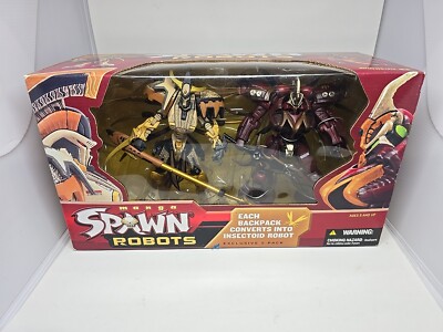 McFarlane Spawn Robots Exclusive 2-Pack Samurai Warrior Manga Spawn