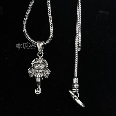 ガネーシャ925 ガネーシャ、ペンダント、925 スターリングシルバー - Etsy 日本