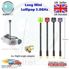 Mini Long 150mm Lollipop 5.8G 2.8dBi RHCP Antenna SMA RP-SMA for FPV Goggles