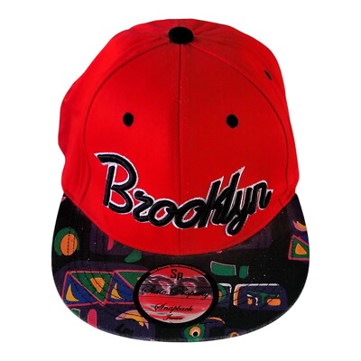 Vintage Snapback Mütze - State Property Los Angeles orange und lila Junior-Stil