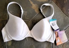 34B Vintage Vanity Fair Illumination Comfortable Cotton Underwire Bra 75638