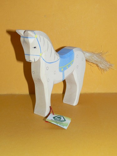 Ostheimer - Krippenfigur Pferd II mit Sattel - Nr. 42193 - H=14,5 cm - Neu - - Bild 2 von 2