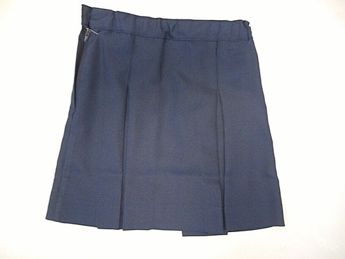 Girls R/K Navy Blue Kick Pleat Uniform Skirt Sizes 4 - 7 - Picture 3 of 5