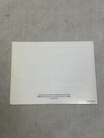 The Bugs Bunny Crazy Castle Nintendo  NES Instruction Manual Only