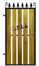 METAL GATE/ WOODEN GATE / TIMBER WOOD INFILL GATE, COMPOSITE WOOD GATE