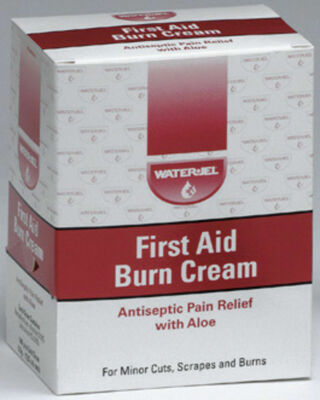 Waterjel First Aid Burn Cream .9gm Pain RELIEF with ALOE VERA..SAVE MONEY!