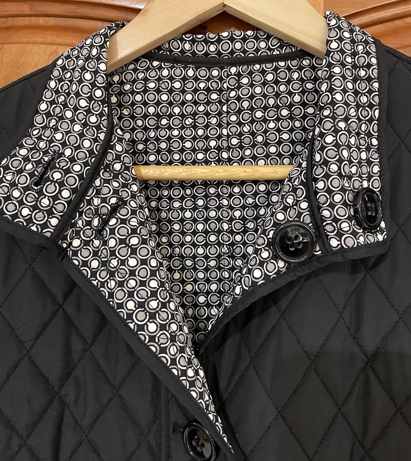 Quilted Jacket by Talbots Lightweight Reversible … - image 6