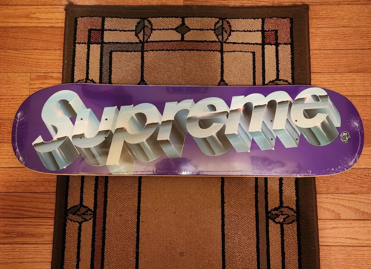 Supreme Chrome Logo Skateboard Deck SS20 Drop