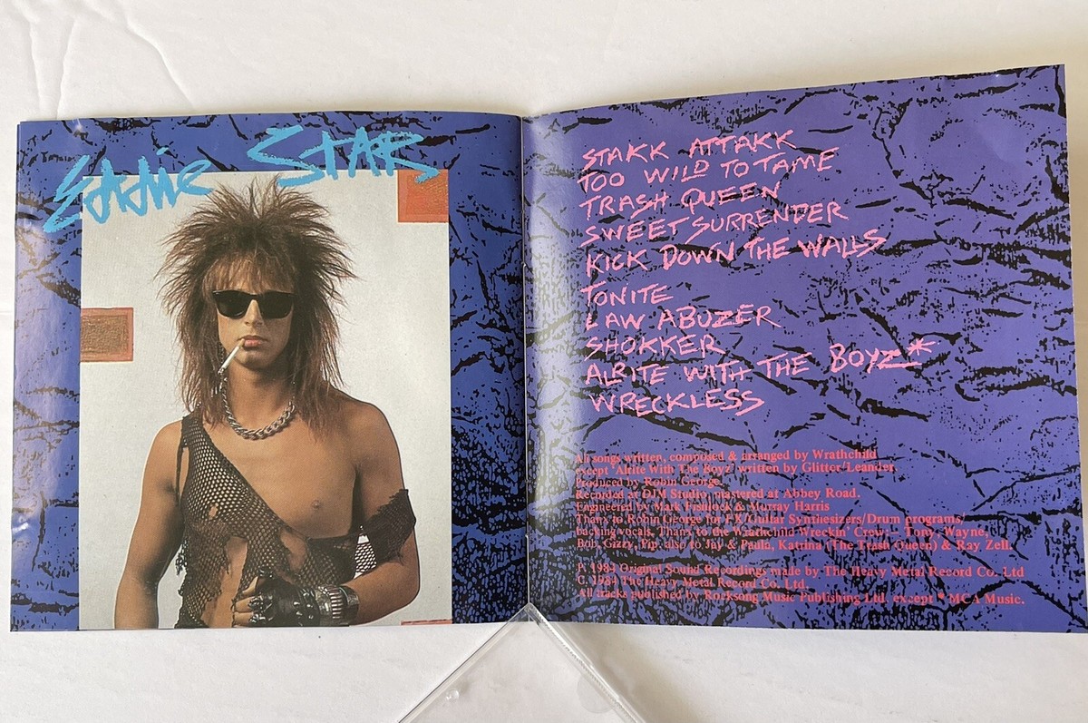 Wrathchild - STAKK ATTAKK CD 80's glam rock Motley Crue