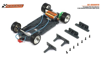 Scaleauto Universal Komplettfahrwerk HS-124, passend für Carrera 124,  1:24