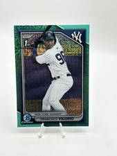 Francisco Vilorio 2024 Bowman Chrome 1st Aqua Mojo /299 #BCP-169 Yankees