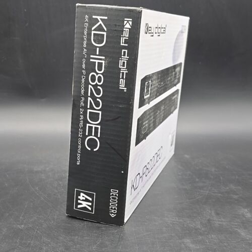 KD-IP822DEC 4K AV over IP System Decoder with PoE/Open API Control Ports - Picture 3 of 6