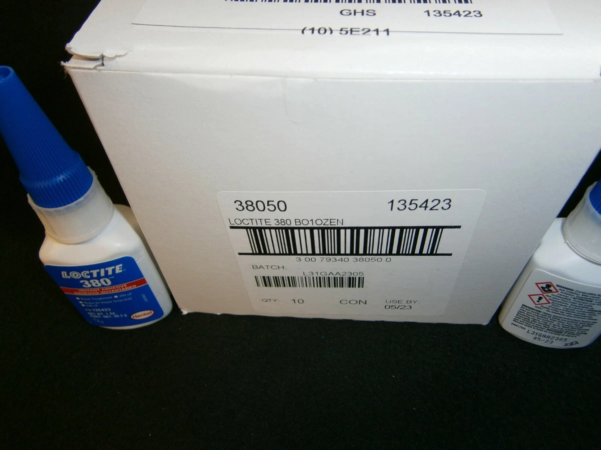 Loctite 380 Black Max Instant Adhesive 1oz.(28.3g) Date-05/23 USA 