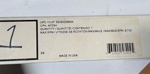 Lama per wafer diamantata MET LAB M725H 103196941F8 8730 MAX RPM USA - Foto 4 di 4