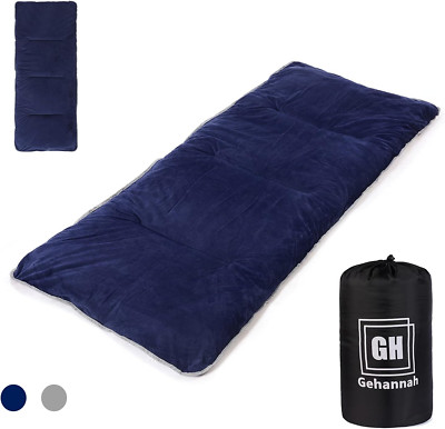 Colchoneta para dormir gruesa para acampar, microfibra suave y cómoda para acamp