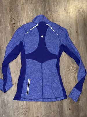 Lululemon Jacket Womens 6 Star Runner 1/2 Zip Pullover Running Sweater Mock Neck