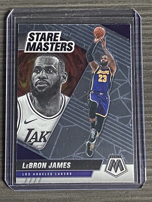 ** 2020-21 Panini Mosaic Stare Masters #3 LEBRON JAMES **