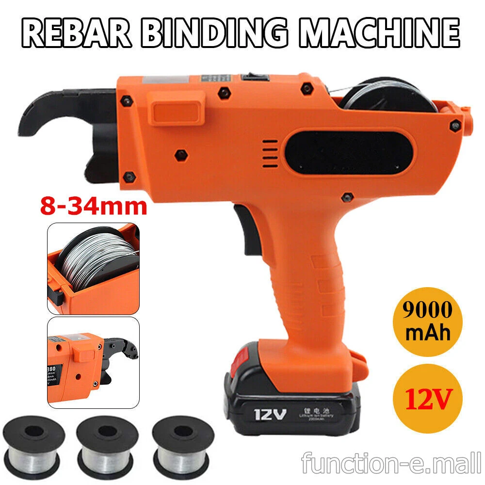 8-34mm Handheld Rebar Tie Gun Tier Machine Automatic Steel Bar Tying Tool & Wire 8-34mm Handheld Rebar Tie Gun Tier Machine Automatic Steel Bar Tying Tool & Wire