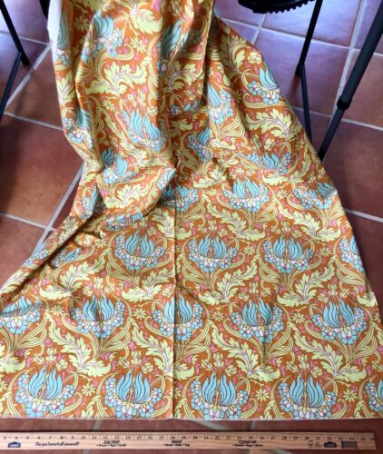 AMY BUTLER COTTON FABRIC TEMPLE TULIPS FULL 6 YARD UNCUT PIECE - Picture 2 of 5