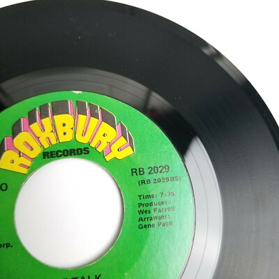 James Gilstrap Love Talk / Love Talk 45 rpm Roxbury Records RB