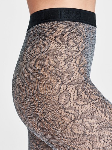 Wolford Reese Tights (Brand New)- Hunter/Ash- Size: Large - Picture 2 of 5