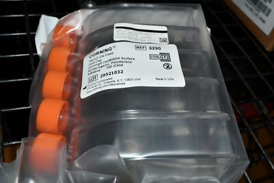 Case of 100 NEW Corning 3290 Sterile 75cm2 Rectangular Cell Culture Flask with C