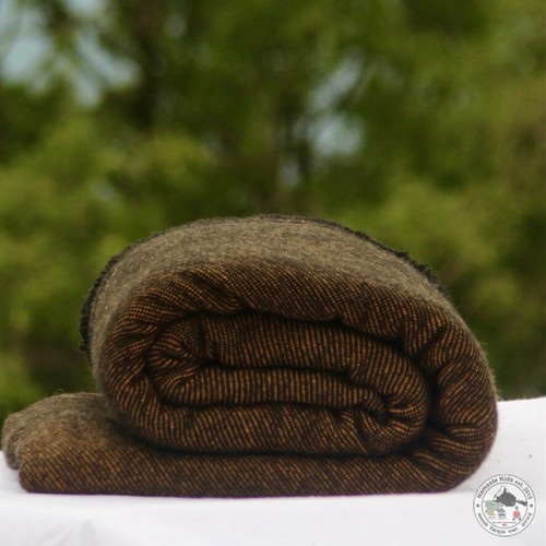 Cashmere Blanket Aekamba, Handwoven from Nepal Cuddle Plaid Throw Sofa Bedding - Picture 17 of 24