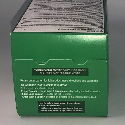 Rite Aid Nicotine 108 Lozenges Stop Smoking Aid 2mg Ea Mint Flavor Exp 11/25-NEW - Picture 8 of 11