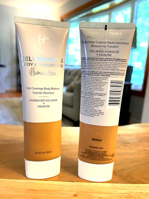 IT Cosmetics Celebration Body Foundation Illumination ''Medium'' NEW! 3.4 fl. oz.