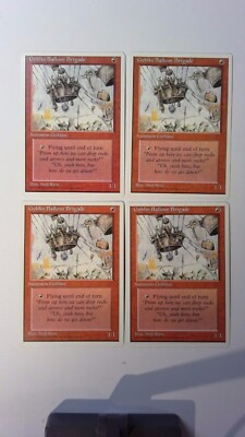4 Goblin Balloon Brigade 4x x4 - NM - 4th Edition - SPARROW MAGIC mtg