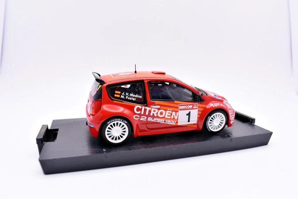 Modellino auto rally scala 1:43 Citroen C2 S 1600 diecast modellismo statico car - Immagine 3 di 4