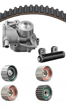 Kit de correa de distribución de motor con bomba de agua Dayco 1996 para Subaru Legacy 1995-1997 Foto 2 de 2
