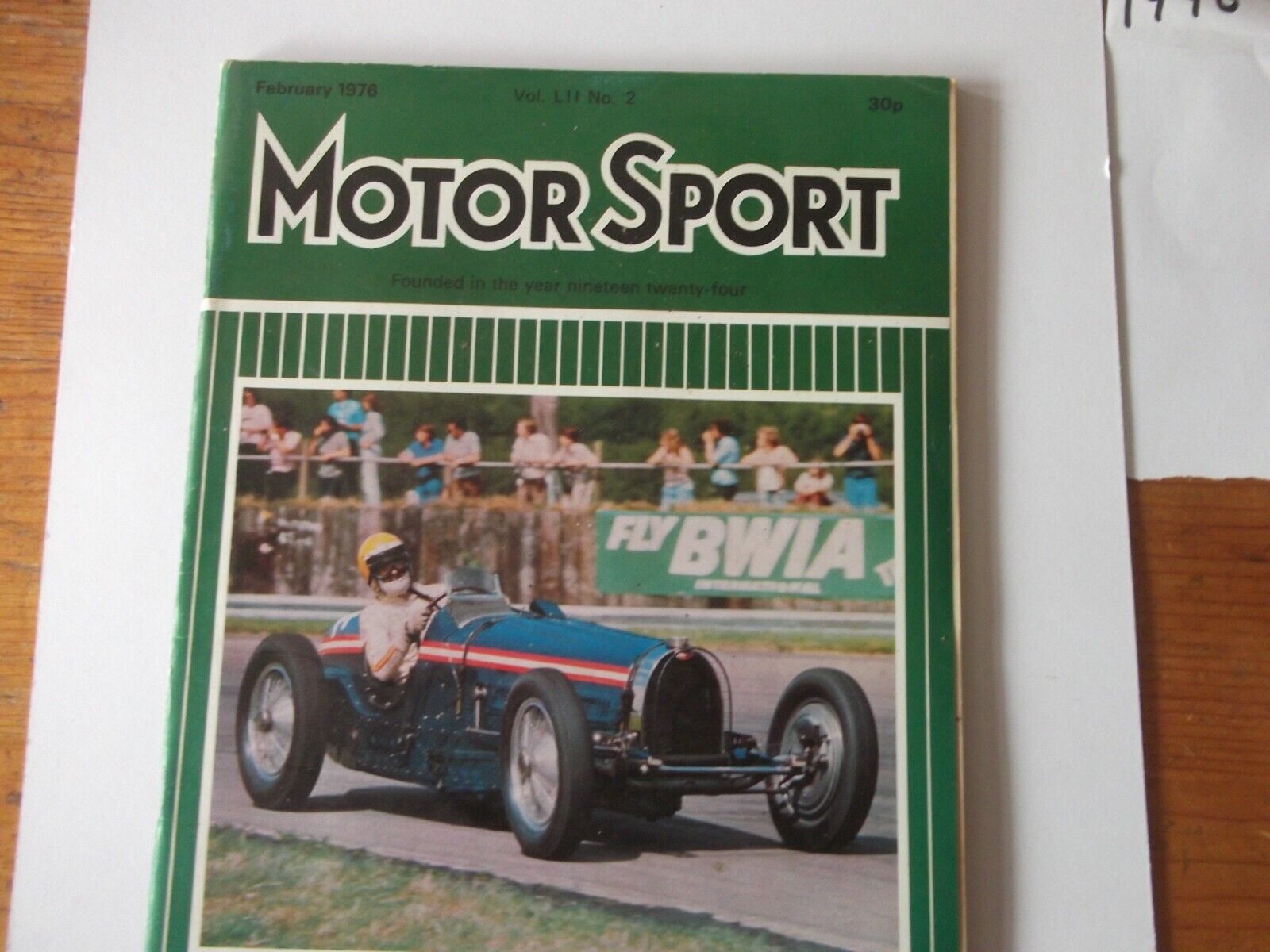 Motor Sport Magazine February 1976 - ideal birthday gift too!