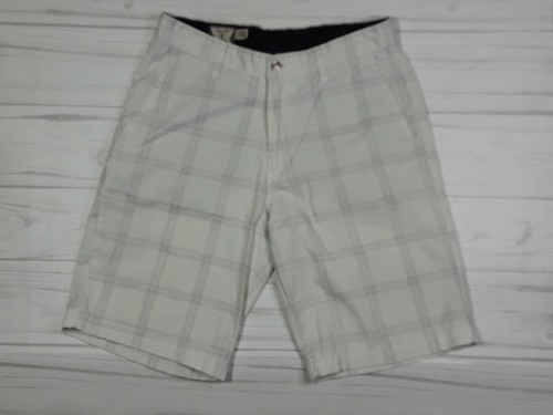 Pantalón chino corto Volcom condenadamente a Cuadros Blanco/Negro De Hombre  Talla 32 Casual frente plano | eBay