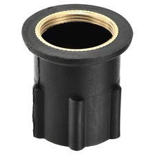 1 Pcs 1.18 Inch Faucet Nut Fixed Base, Plastic Fixing Nut Tap Fastener, Black