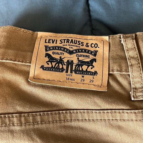 Levi’s Khaki 5 Pocket Pant Size 18 Regular - Picture 2 of 7