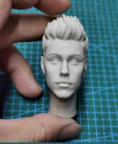 DIY 1/6 Justin Bieber Head Sculpt Male Carved Fit 12'' Action Figure Doll Body - Picture 1 of 7