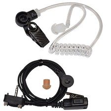 HQRP Acoustic Tube Earpiece Headset for Vertex Standard VX150 VX151 VX160 VX428