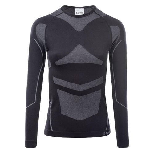 Ropa interior térmica HI-TEC ropa interior funcional camisa manga larga calor... - Imagen 2 de 3