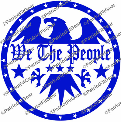 We The People,Bald Eagle,In God We Trust,Dont Tread On Me,Sticker,Vinyl Decal