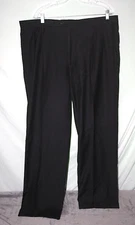 Zanella Made in Italy 40 X 31 Charcoal Stretch Waist Wool Dress Pants