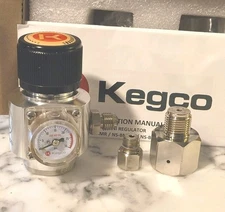 Kegco Mini CO2 Regulator Kit Home Brew Heavy Aluminum Quality Beer Keg NS-AMR