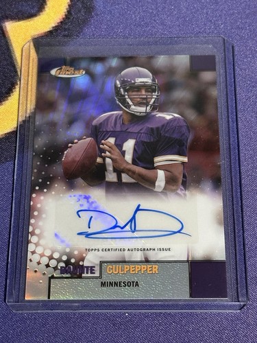 2024 Topps Finest - Flashback Autographs Daunte Culpepper #FBA-DC (AU)