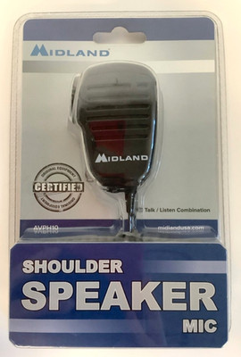 Midland AVPH10 Lautsprecher-Mikrofon Mit Push-to-Talk Für GMRS Radios - Foto 2