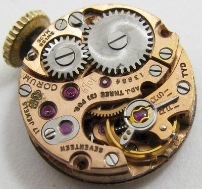 Lady Felsa F 21 ... Corum watch Co. 17 jewels movement for part ...