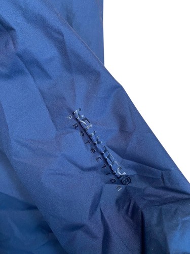 Helly Hansen Jacket Mens Medium Blue Windbreaker Waterproof Hooded Helly Tech - Picture 3 of 9