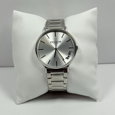 Coach Perry 14503344 Silver Dial Silver Tone Stainless Bracelet Women’s Watch