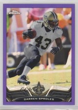 2013 Topps Chrome Retail Purple Refractor 350/499 Darren Sproles #57 10ip