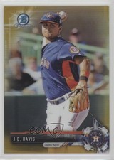 2017 Bowman Chrome Prospects Gold Refractor 1/50 JD Davis #BCP81 1i0